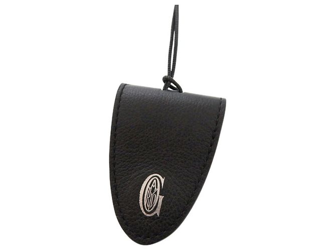 Goyard schwarzer Leder-Handtaschenanhänger - Ansicht 2