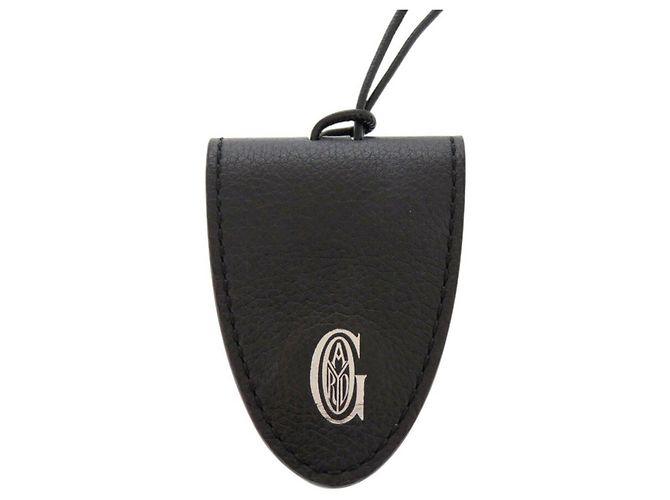 Goyard schwarzer Leder-Handtaschenanhänger - Ansicht 4