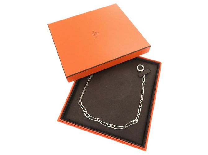 Hermès Collar Hermes Chaine d'Ancre Punk en Plata 925 - vista 3