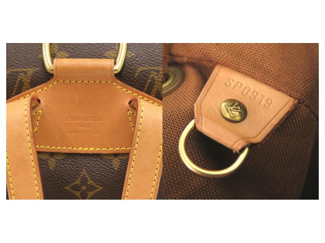 Louis Vuitton Montsouris MM Monogram Rucksack Braun Monogramm - Ansicht 10