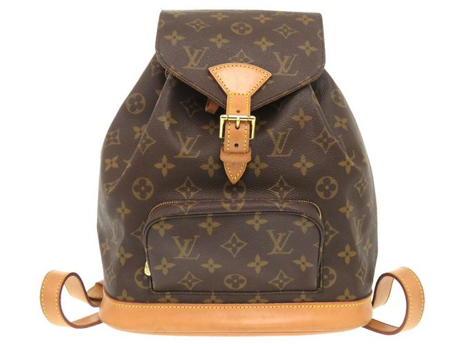 Louis Vuitton Montsouris MM Monogram Rucksack Braun Monogramm - Ansicht 2