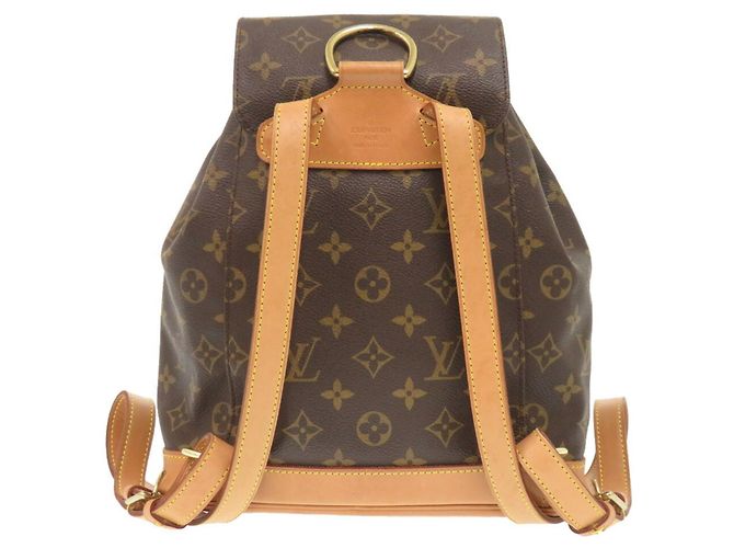 Louis Vuitton Montsouris MM Monogram Rucksack Braun Monogramm - Ansicht 3