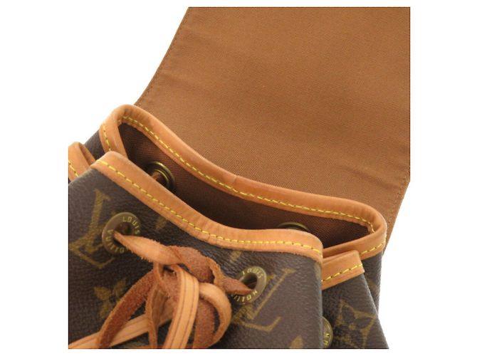 Louis Vuitton Montsouris MM Monogram Rucksack Braun Monogramm - Ansicht 7