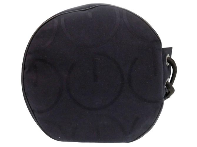 Borsa a spalla in tela nera Gucci Bonsack 123438 Nero - vista 5