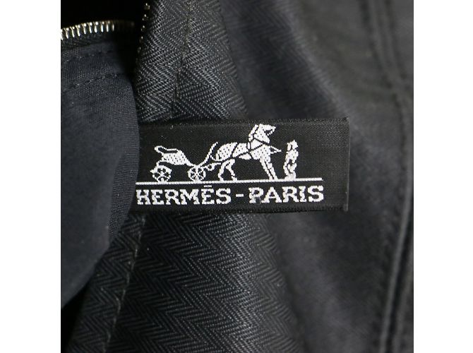 Hermès Borsa Tote Hermes Acapulco MM Nero - vista 6