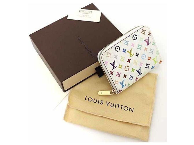 Monedero Zippy de Louis Vuitton Blanco Multicolor - vista 2