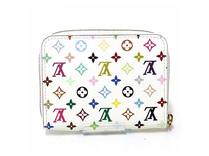 Monedero Zippy de Louis Vuitton Blanco Multicolor - vista 3
