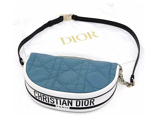 Borsa hobo DIOR VIBE Small di Christian Dior Nero Bianco Blu - vista 2