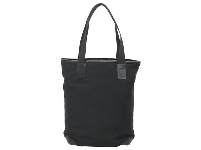 GUCCI Handtasche aus schwarzem Nylon mit Silber 019 0373 Auth bs25919 - Ansicht 2
