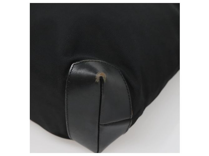 GUCCI Handtasche aus schwarzem Nylon mit Silber 019 0373 Auth bs25919 - Ansicht 9