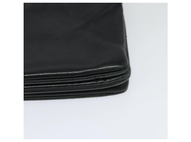 Céline Borsa a spalla CELINE Trio in pelle nera e oro Auth 125093 Nero D'oro - vista 14