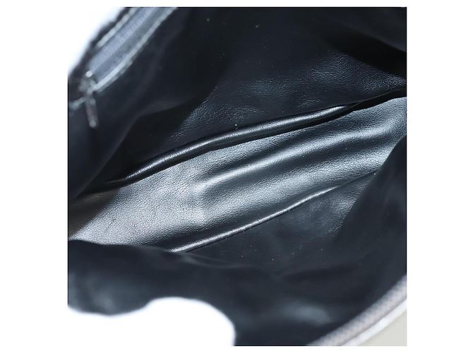 BALLY Borsa a Spalla in Pelle Trapuntata con Catena Grigia Oro Auth BA1833 Marrone D'oro - vista 11