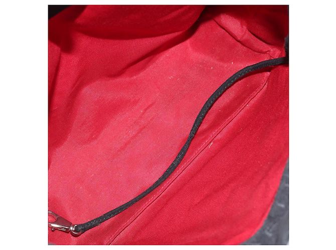 Bulgari Borsa a mano BVLGARI Logo Mania in tela nera Auth BA1827 Nero - vista 10