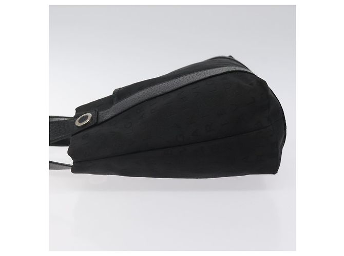 Bulgari Borsa a mano BVLGARI Logo Mania in tela nera Auth BA1827 Nero - vista 4