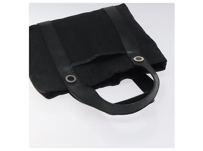 Bulgari Borsa a mano BVLGARI Logo Mania in tela nera Auth BA1827 Nero - vista 6