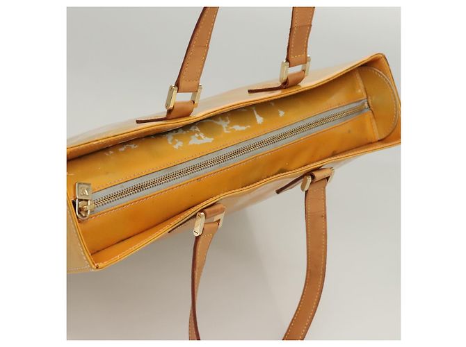 LOUIS VUITTON Monogram Vernis Columbus Tote Bag Grau M91028 LV Auth sw778 - Ansicht 6