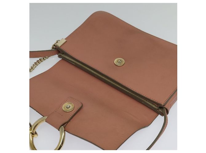 Chloé Borsa a spalla in pelle rosa oro Auth BA1843 D'oro - vista 10
