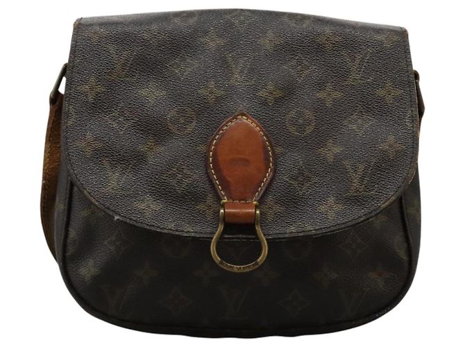 LOUIS VUITTON Monogram Saint Cloud GM Borsa a Spalla M51242 LV Auth 122795 Monogramma - vista 13