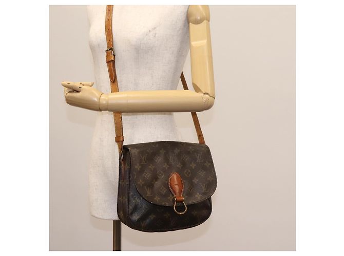 LOUIS VUITTON Monogram Saint Cloud GM Borsa a Spalla M51242 LV Auth 122795 Monogramma - vista 29
