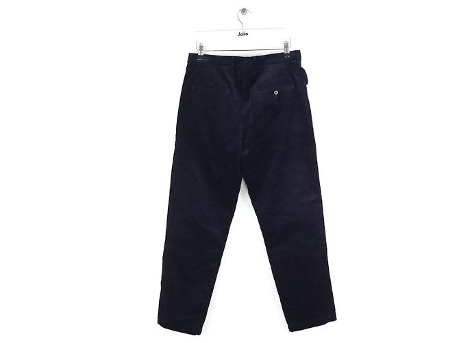 Golden Goose Pantalones rectos de algodón azul - vista 3