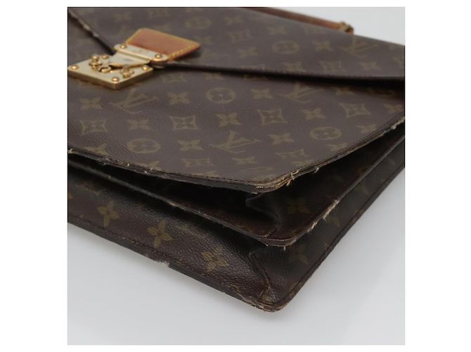 LOUIS VUITTON Monogram Serviette Conseiller Valigetta M53331 LV Auth ti3058 Monogramma - vista 8