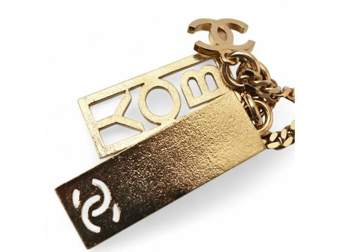Collana Lunga con Pendente Chanel BOY CHANEL D'oro - vista 7