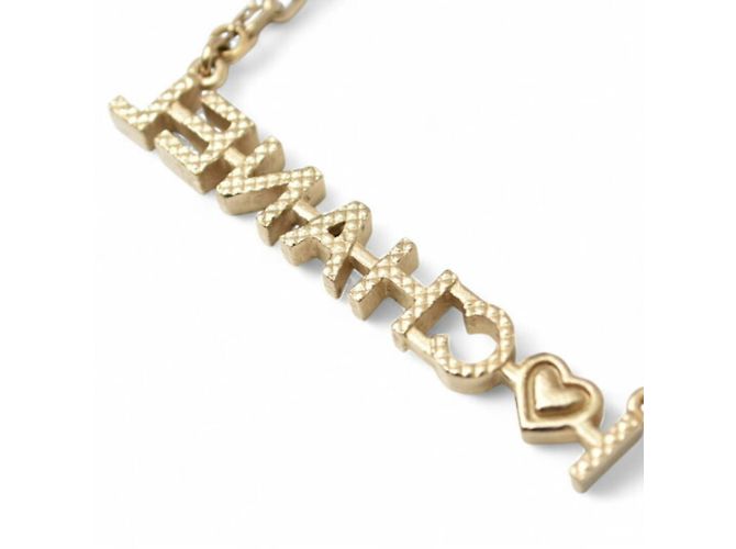 Collier pendentif plaqué or Chanel Doré - vue 6