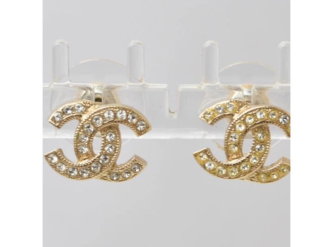 Orecchini in oro con strass Mini CC di Chanel D'oro - vista 5