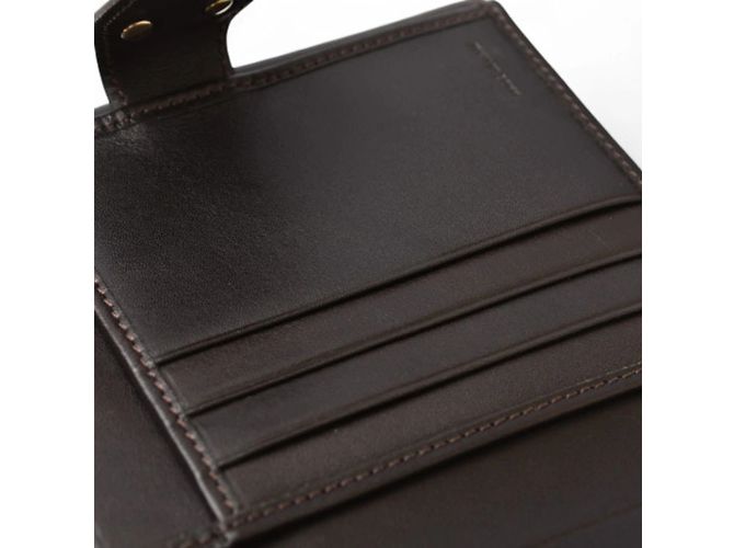 Zucca Portafoglio bi-fold Fendi in tela marrone - vista 10
