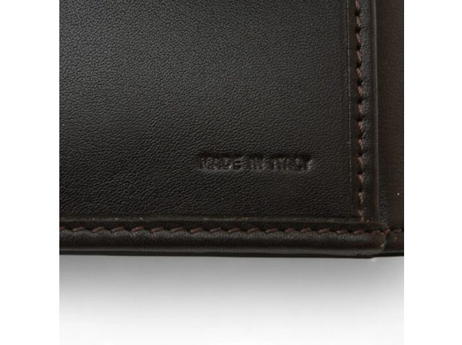 Zucca Portafoglio bi-fold Fendi in tela marrone - vista 13