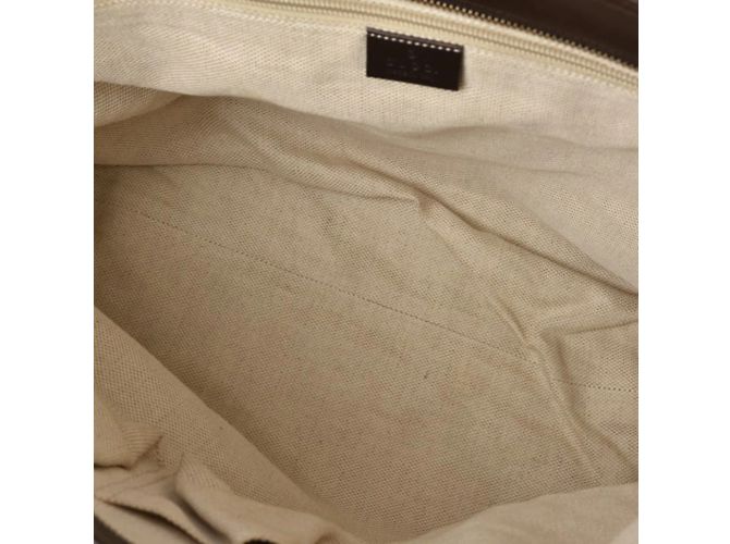 Gucci beschichtete Canvas-Tote-Tasche Rot Bordeaux - Ansicht 12