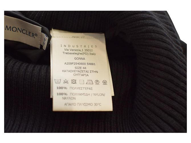 Saia mini de chiffon de nylon preto Moncler NWT com camadas e babados, tamanho cintura elástica 44 - vista 4