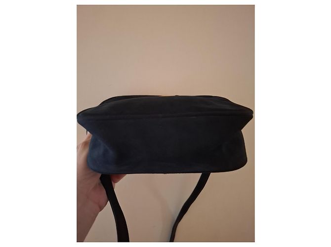 Borsa a spalla Salvatore Ferragamo Vara in pelle blu navy - vista 6