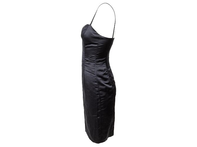 Yves Saint Laurent Mini Kleid Schwarz - Ansicht 2
