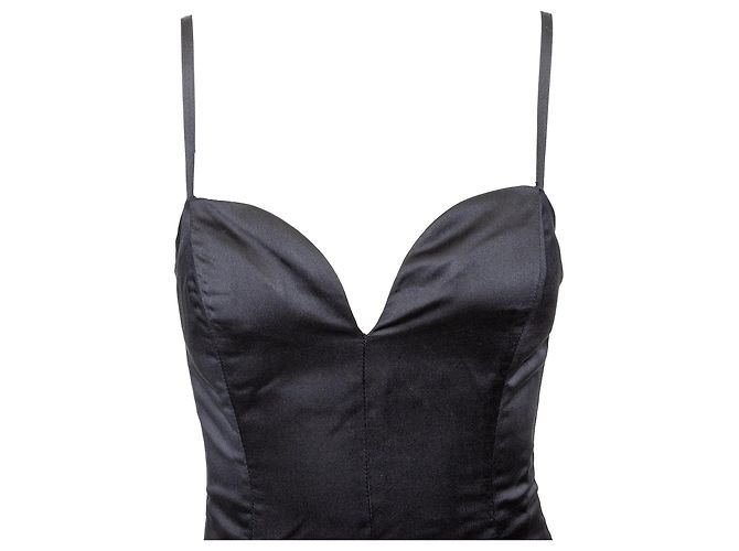 Yves Saint Laurent Mini Kleid Schwarz - Ansicht 4