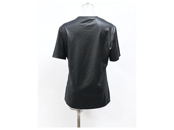 Camiseta de poliéster negro con estampado de logo Versace - vista 11