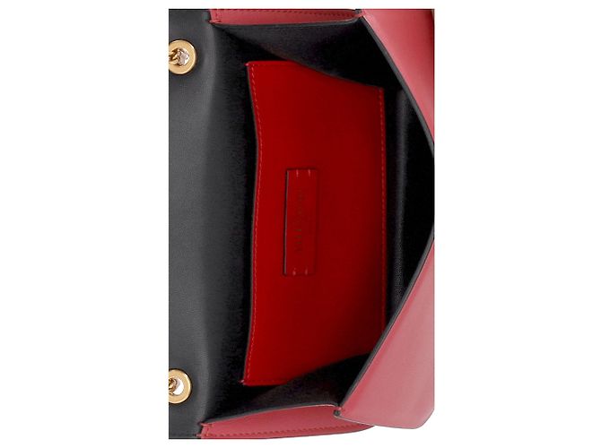 Valentino Garavani Borsa a spalla Valentino Small Vlock in pelle Rosso - vista 13