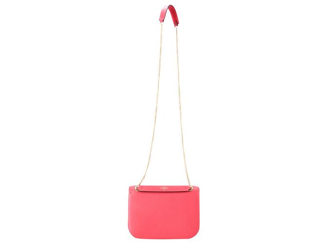 Valentino Garavani Borsa a spalla Valentino Small Vlock in pelle Rosso - vista 3