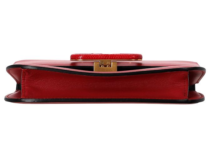 Valentino Garavani Borsa a spalla Valentino Small Vlock in pelle Rosso - vista 5