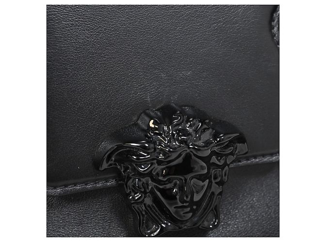 Borsa a mano Versace Palazzo Empire in pelle nera Nero - vista 12