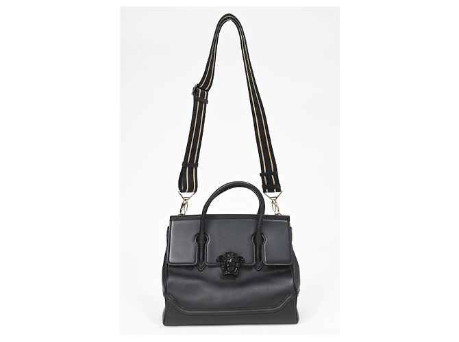 Borsa a mano Versace Palazzo Empire in pelle nera Nero - vista 18