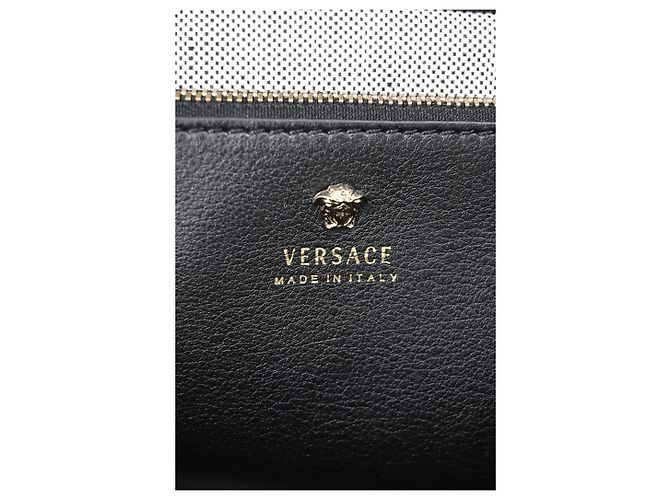 Borsa a mano Versace Palazzo Empire in pelle nera Nero - vista 23