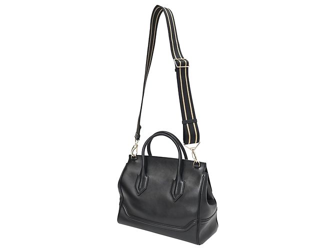Borsa a mano Versace Palazzo Empire in pelle nera Nero - vista 3
