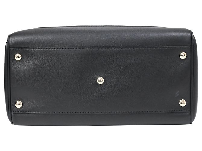 Borsa a mano Versace Palazzo Empire in pelle nera Nero - vista 4