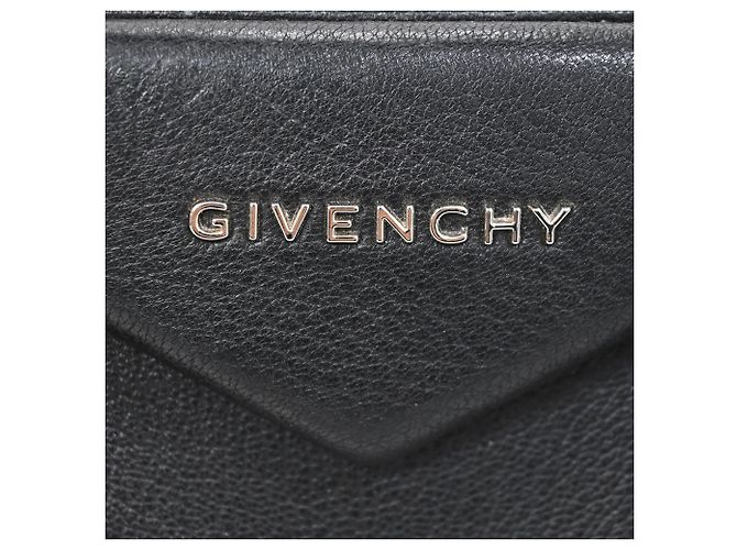 Borsa Antigona Piccola Givenchy in pelle nera grana Nero - vista 11