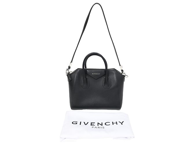 Borsa Antigona Piccola Givenchy in pelle nera grana Nero - vista 13