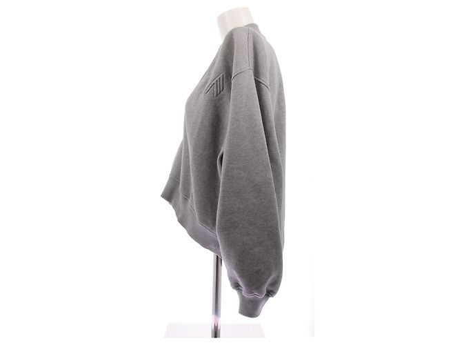 Attico Sweatshirt gris - vue 4