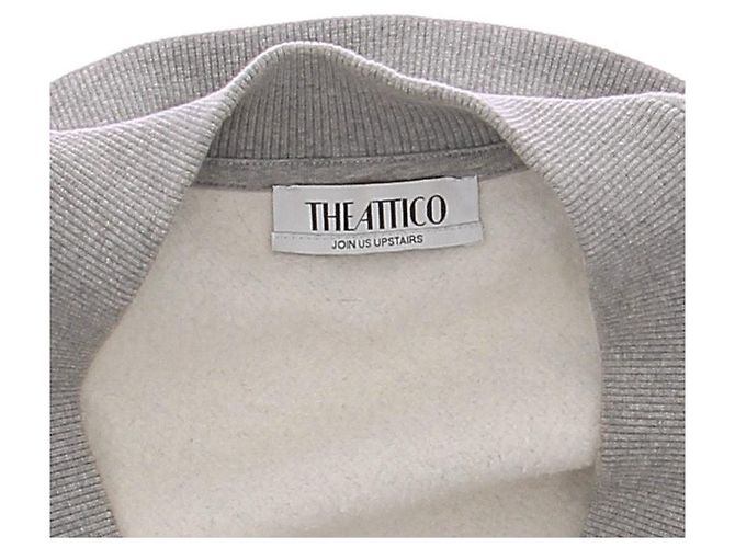 Attico Sweatshirt gris - vue 5