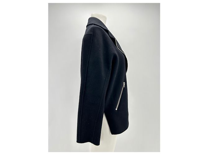 Cappotto di lana nero Acne Studios Taglia 36 - vista 3