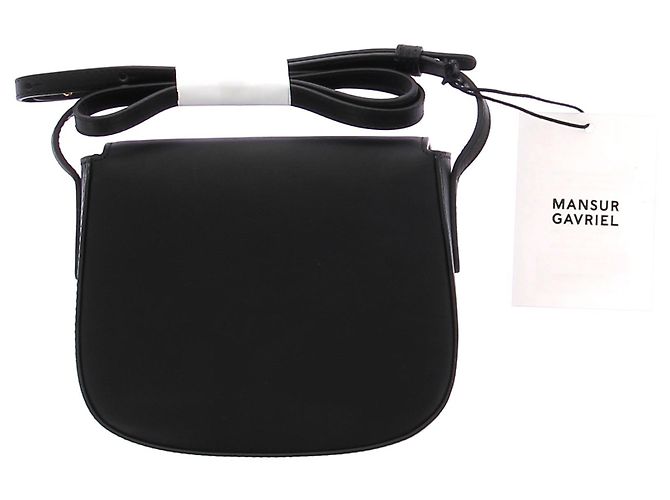 Borsa Mansur Gavriel Envelope Nera in Pelle Nero - vista 3